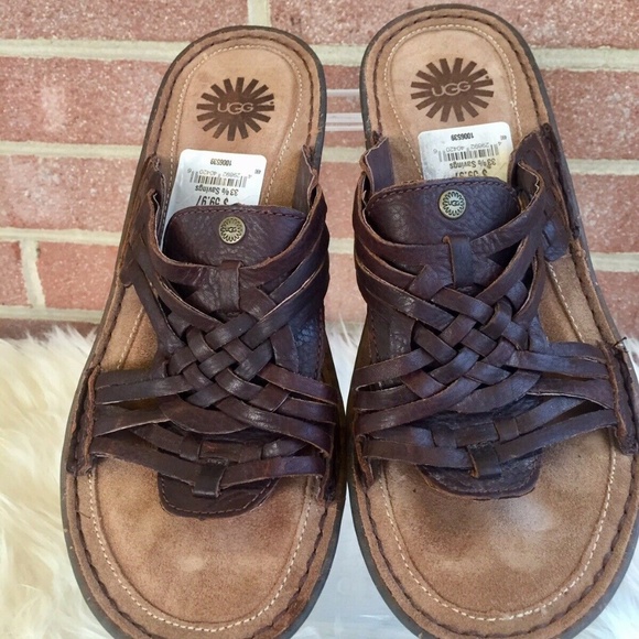 UGG Shoes - UGG WOMENS Keala Sandals Brown 1006539 Sz 9